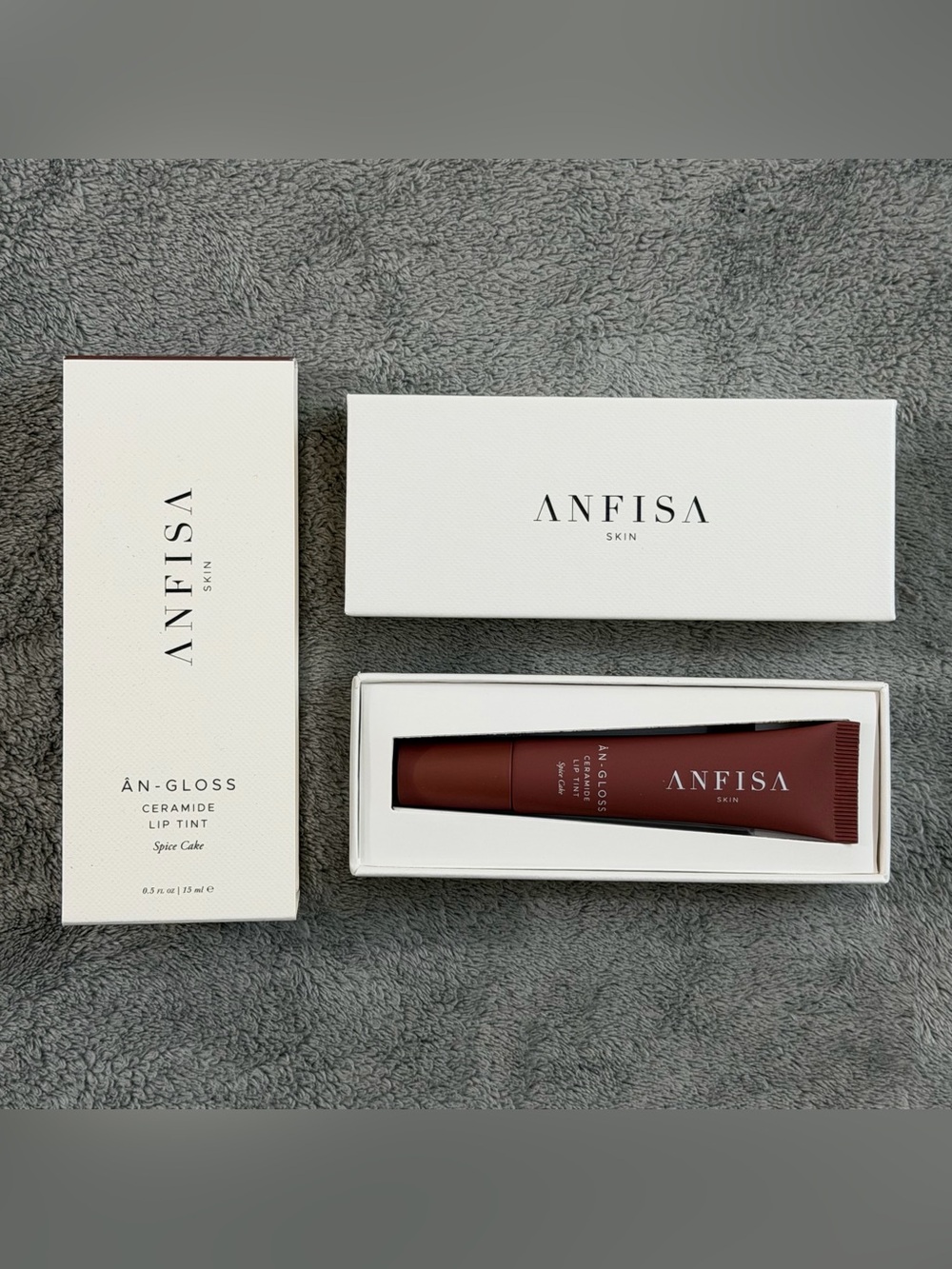 ANFISA ÂN-GLOSS Ceramide Lip Tint - Spice Cake (Sheer Brown)